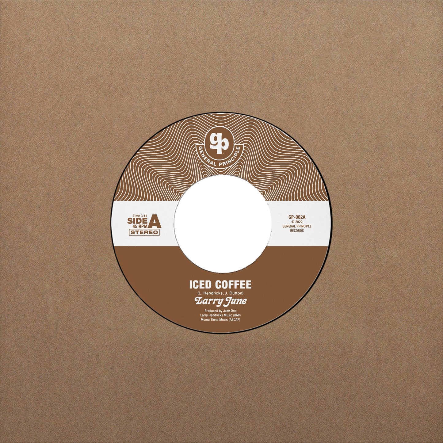 Iced Coffee b/w Instrumental (7" - Coffee Vinyl)