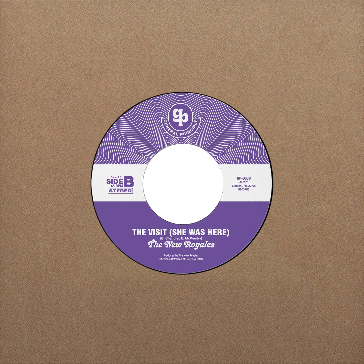 Today b/w The Visit [She Was Here] (7" - Purple Vinyl)