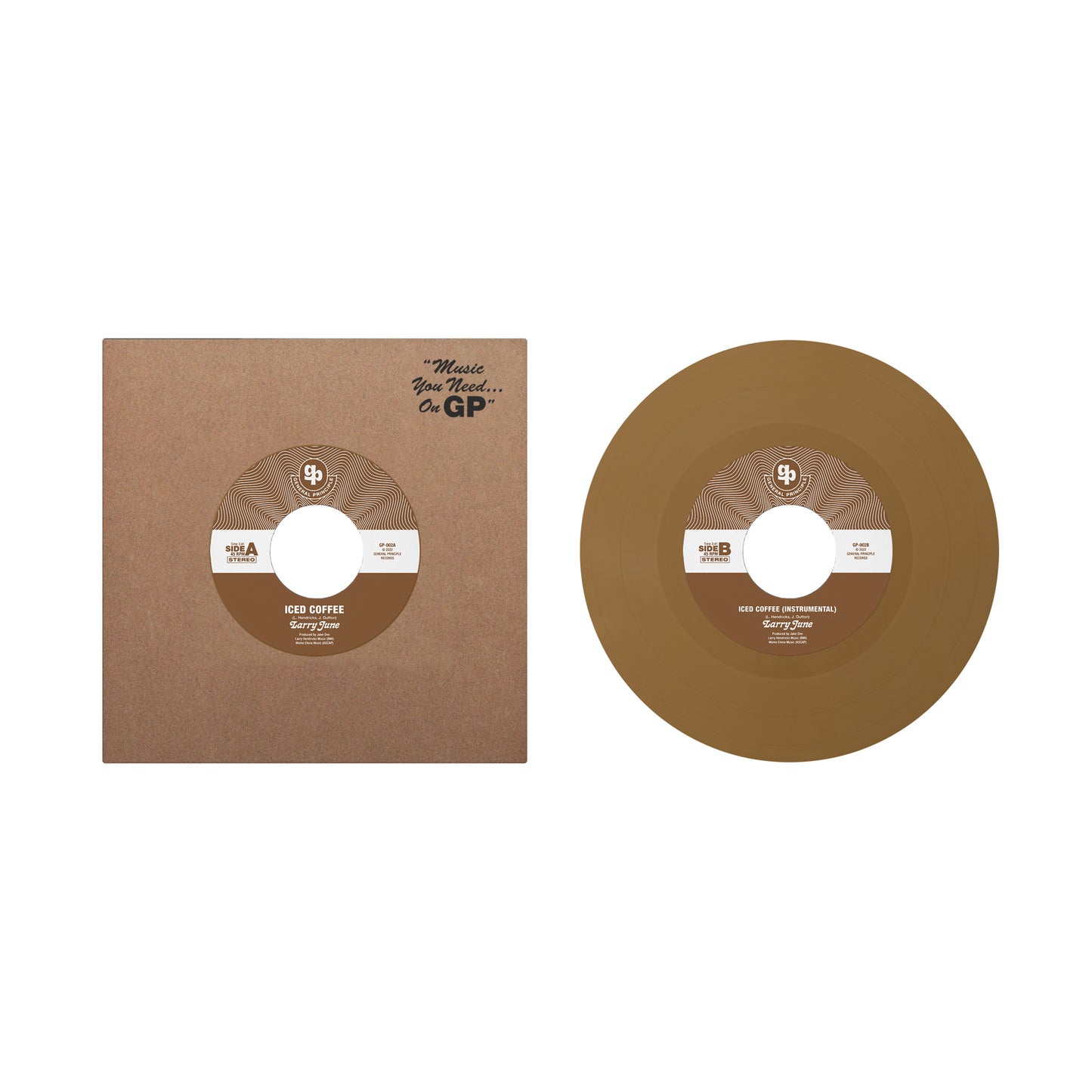 Iced Coffee b/w Instrumental (7" - Coffee Vinyl)