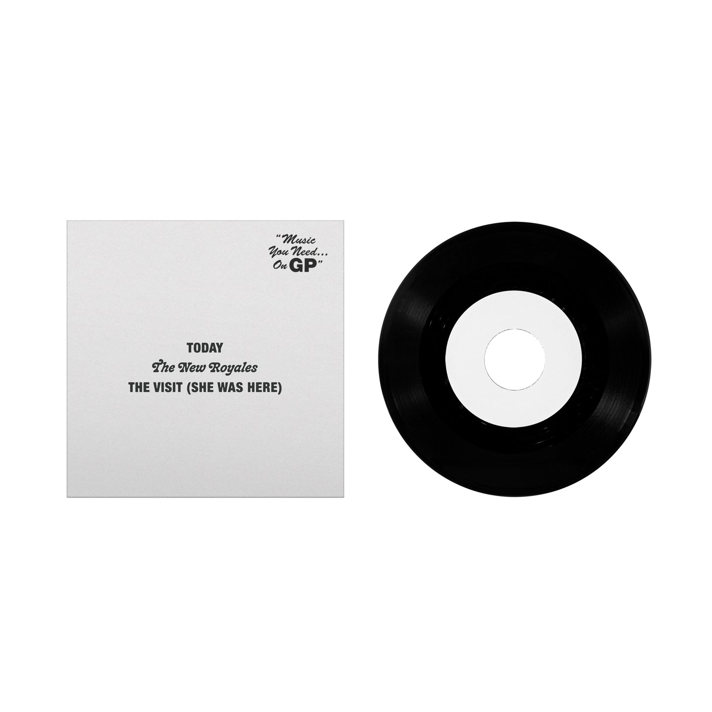 Today b/w The Visit [She Was Here] (7" - Test Pressing)